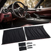 2pcs Set 50x39cm Vehicle Car Van SUV Window Curtain Anti-UV Sunshade Visor