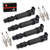 Honda CBR1000RR 4 x Ignition Stick Coils w/ Spark Plug (2004–2007)