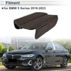 BMW 5 Series (2018-2023) Deep Brown Center Console Cover with Storage Bag