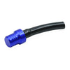Motorcycle Blue Gas Fuel Tank Cap Valve Breather Hose One Way