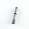 Mini Cooper Antenna, Black Union Jack, Chrome Screw On (2001-2017)