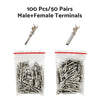 Deutsch Solid Terminal No.16 Stamped Contact Pins Male Female