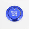 Ford F-150 2016-2018 Blue Push Engine Start Buttons Cover Sticker Trim Fit