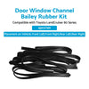 Toyota LandCruiser 80 Series Door Window Channel Rubber Kit (1990-1997)