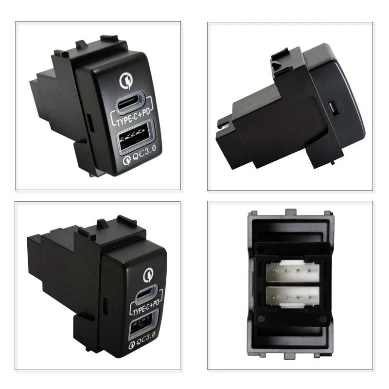Nissan Altima Sentra X-trail Pathfinder Frontier Rogue USB QC3.0 Charger 36W