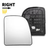 Ford E150 E250 E350 E450 Right Side Heated White Mirror Glass (2008-2023)