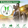 Motorcycle Motorcycle Hand Grips Cover Kit End Grips Aluminum Rubber Green