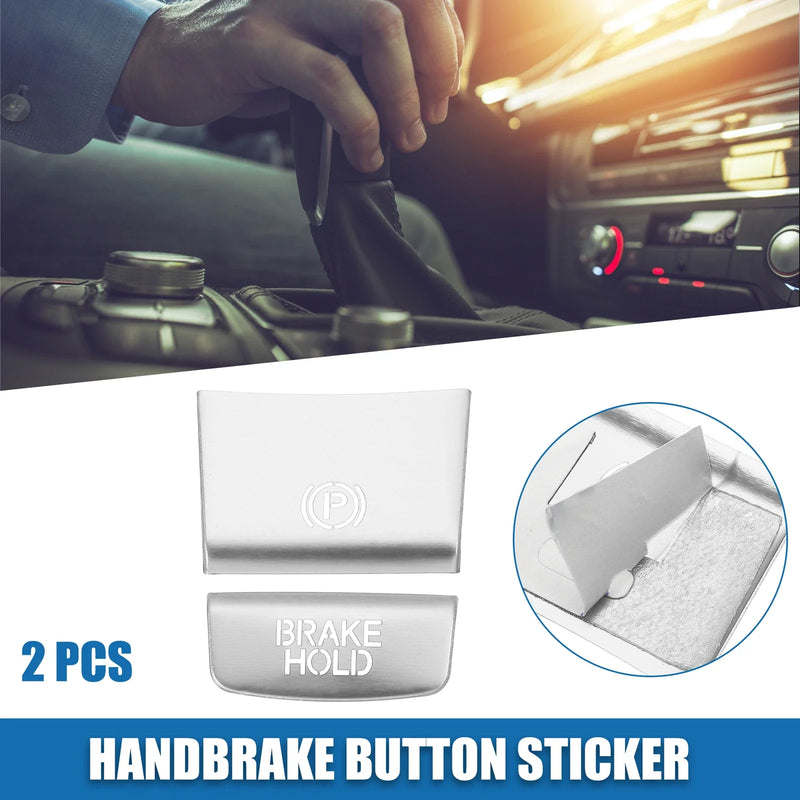 Honda HR-V 2 x Handbrake Button Stickers with Adhesive Covers (2016-2023)