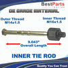Jaguar S-Type Steering Inner Tie Rod End (2002–2006)