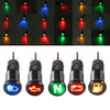 Car Boat 12V 16mm LED Dash Panel Indicator Light