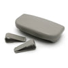 Auto Gray Car Sun Visor Sunglasses Storage Case (Fits Most Models)