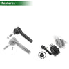 Jeep Compass 4 Pcs Front Suspension Kit Tie Rod Ends Ball Joints (2007-2023)