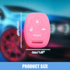 Honda Accord Civic CR-V Pilot Black Pink () Smart Key Fob Covers