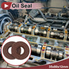 Make Model Oil Seal / 2 Pcs / Seal Ring Rotary Shaft Seal FKM Rubber 35x80x12mm Brown