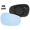 BMW 328i Rearview Right Mirror Glass with Backing Plate Heated