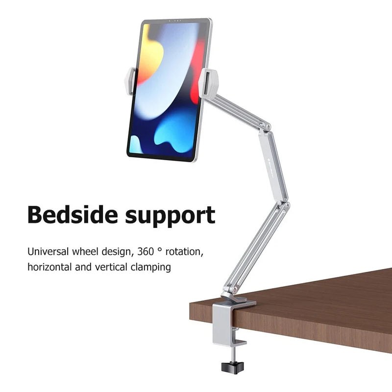 Desk - Flexible Long Arm Clip Bracket Adjustable Tablet Phone Holder