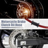 Motorcycle Red 60cm Brake Clutch Oil Hose Line Throttle Pipe