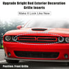 Dodge Challenger 2015-2022 Red Trim Front Grill Mesh Grille Inserts