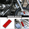 Motorcycle Bicycle 6pcs / Rectangular / Safety Spoke Reflective Reflector