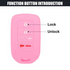 Honda Accord, Civic, CR-V 5 x Button Key Fob Cover Case Pink (2003-2023)