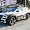 Holden Colorado Matte Black Body Cladding Door Panel Bushes (2017-2022)