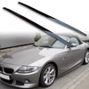 BMW Z4 E85 E86 Gloss Black Side Skirt Extensions (2002-2008)