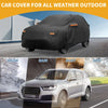 Toyota Yaris Black Aluminum Film Car Cover Waterproof All Weather
