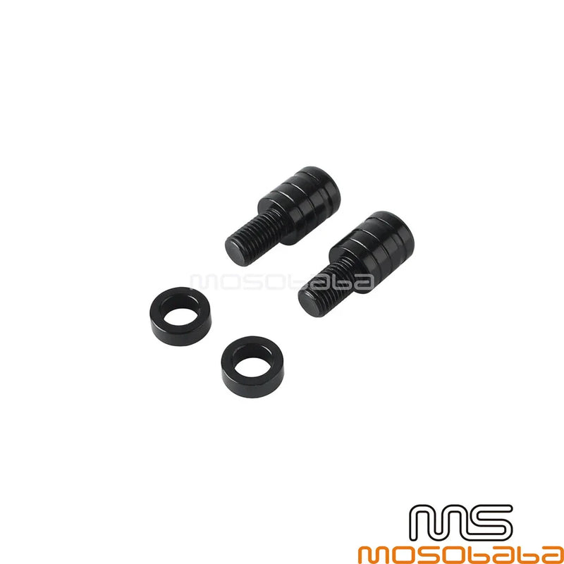 Harley Sportster XL1200 Black Mirror Hole Plugs Screws Bolt Kit (2007-2019)