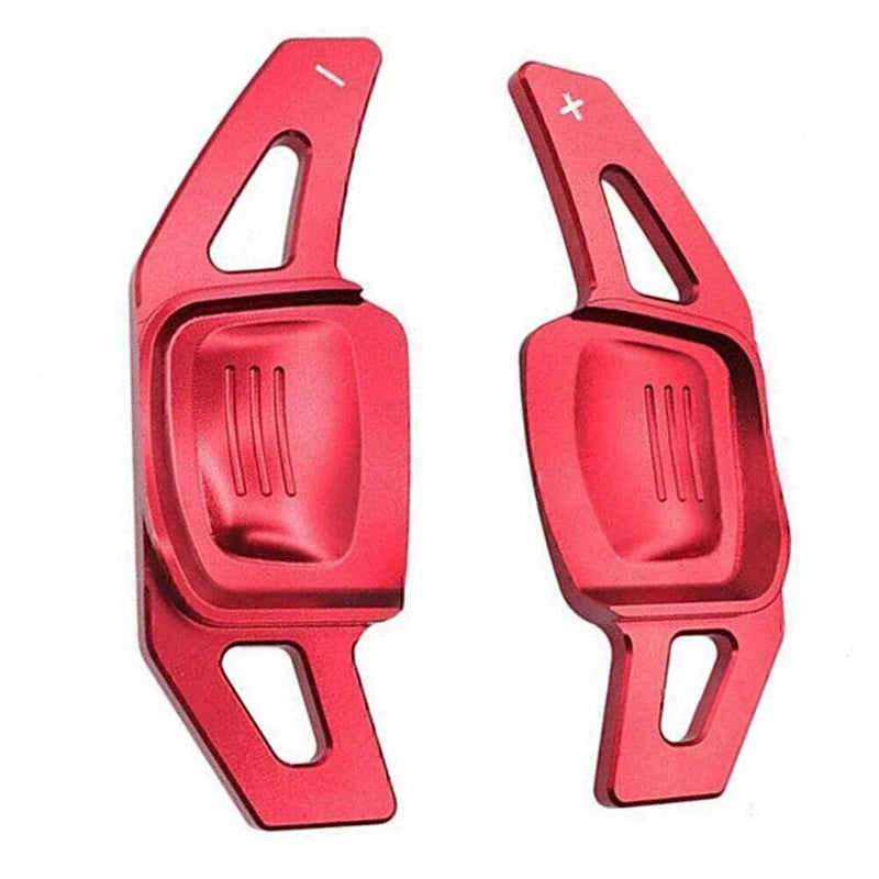 VW Tiguan Golf 7 Passat B8 Red Steering Wheel Paddle Shifter Extensions