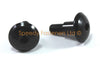 Moto 2 x Aluminio Negro carenado Tornillo m6 X 20mm + 10mm Hombro