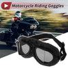 Make Set Motorcycle Goggles Black Lens Black Frame PC Cycling Sunglasses