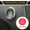 Ford F-150 (2016-2021) Red Engine Start Stop Button Cover
