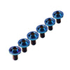 Bike Motor 6 x M6x10mm Titanium Alloy Torx Head Bolts