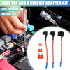 3 x Car Fuse Tap with 3 x 10A Mini Low Profile Fuses