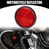 Motorcycle Reflector Round 6pcs 1.73x0.31
