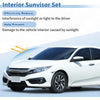 Honda Civic Gray Left & Right Side Sun Visors (1996-2000)