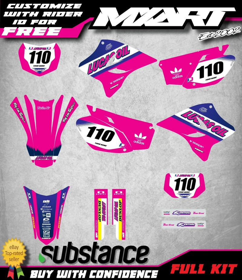 Yamaha TTR 230 Active Pink Graphic Kit (2005-2020)