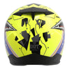 Kids - Shark Blue Yellow Gray Youth Full Face Motorcycle Helmet (M-XXL)