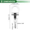 Ford Focus Tow Hook 15.6mm Aluminum Alloy (1998-2025)