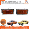 Toyota Hilux Ute, Celica Side Marker Indicator Blinkers Pair (1971-1985)