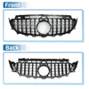 Mercedes-Benz E200 (2016-2020) Black Front Upper Bumper Grille