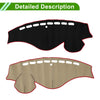 Honda Odyssey 2009-2014 Sun Protector Pad Black Red Dashboard Cover Mat