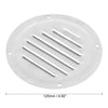 2 x 5 Inch Round Marine Boat Louvered Ventilation Panel Cover