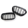 BMW X5 Gloss Black Dual Slat Bumper Grille Kidney Grill (2000–2006)