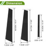 BMW 3-Series Black 6 Pcs Door Pillar Window Trim (1999-2005)