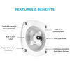 Caravan RV Boat White Water Inlet with Pressure Regulator