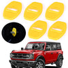 Ford Bronco F-150 F150 Yellow Door Lock Cover Trim (2021-2022)