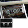 Range Rover Sport Matte Silver Console Vent Button Panel Trim (2014–2017)