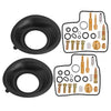 Honda VF1100C VF1100S VT1100C 2 x Carburetor Repair Kit Diaphragm (1983-1985)