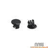 Harley CVO Street Glide FLHX Black Inner Fairing Mirror Hole Plugs (2014-2023)
